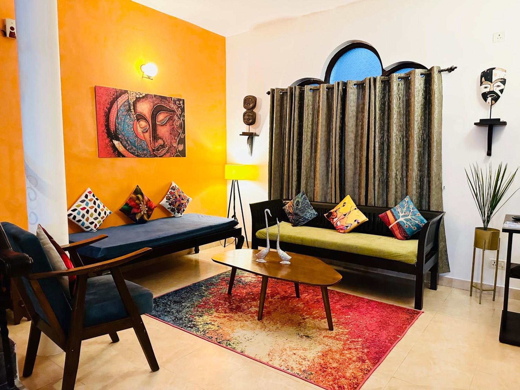 Gr Stays - Duplex 3Bhk Villa With Pool Arpora I Baga Beach 5 Mins מראה חיצוני תמונה